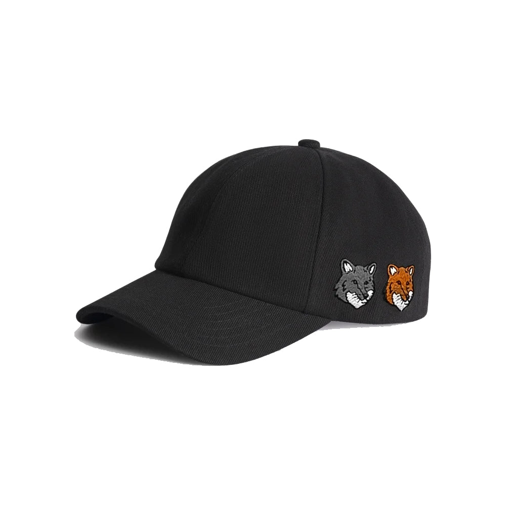 Double Fox Head Cap - Anthracite