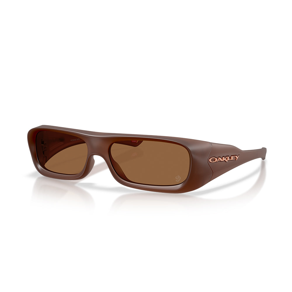Dame D.O.L.L.A. x Oakley Permian - Matte Transparent Mahogany/Prizm Bronze