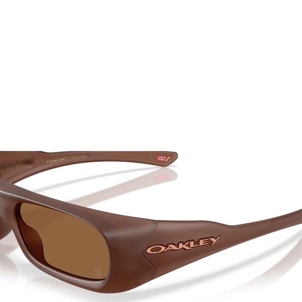 Dame D.O.L.L.A. x Oakley Permian - Matte Transparent Mahogany/Prizm Bronze