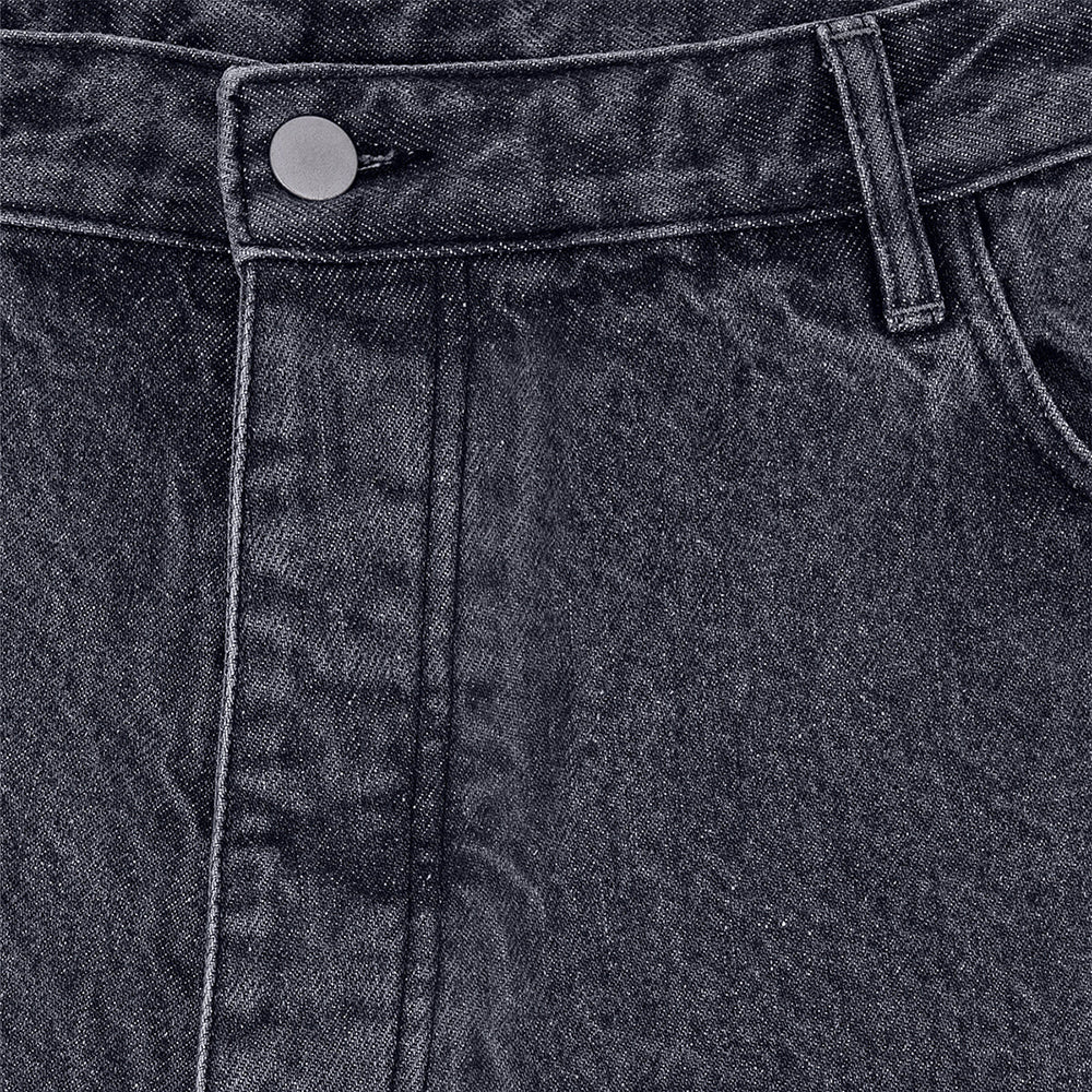 Denim Pants Washed - Black
