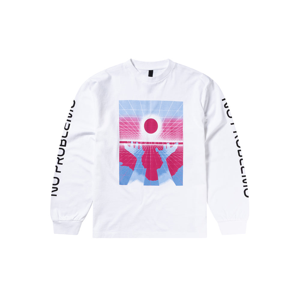 Dimentions LS Tee - White