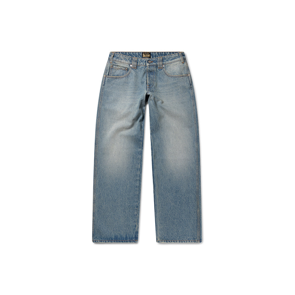 Distressed Low Rise Tyrone Jean - Blue
