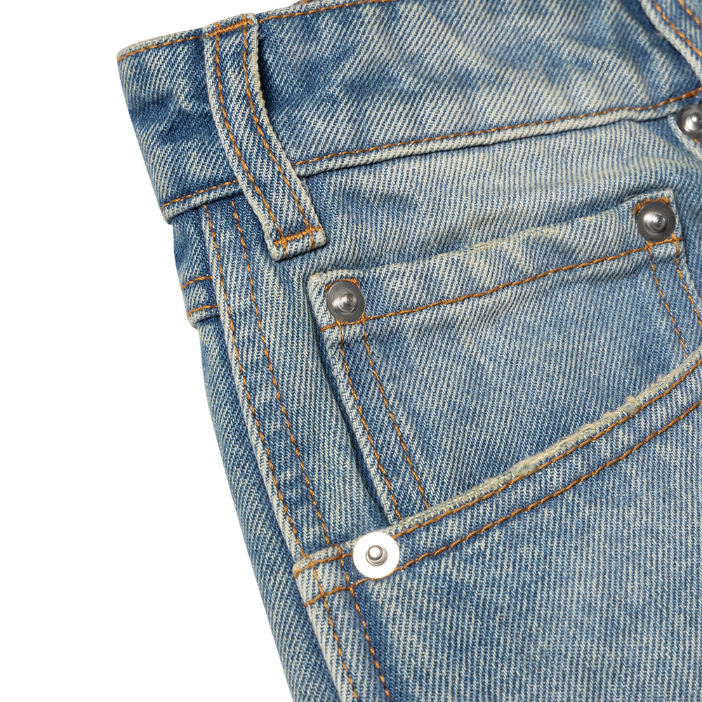 Distressed Low Rise Tyrone Jean - Blue