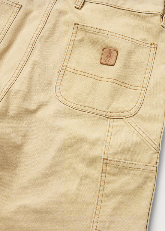 Canvas Double Knee Work Pant (Tan)