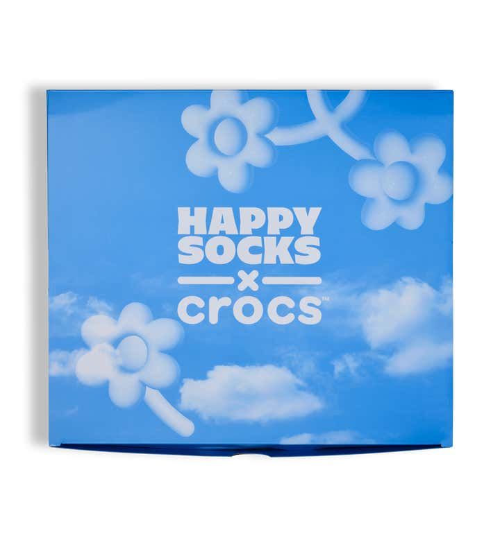 Happy Socks x Crocs Classic Bundle (Black/Teal)