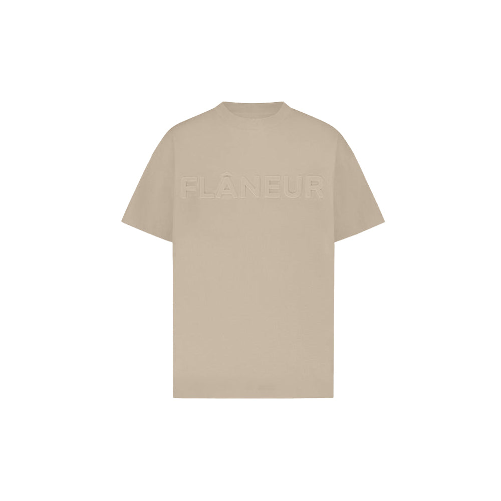 Embossed T-Shirt (Sand)