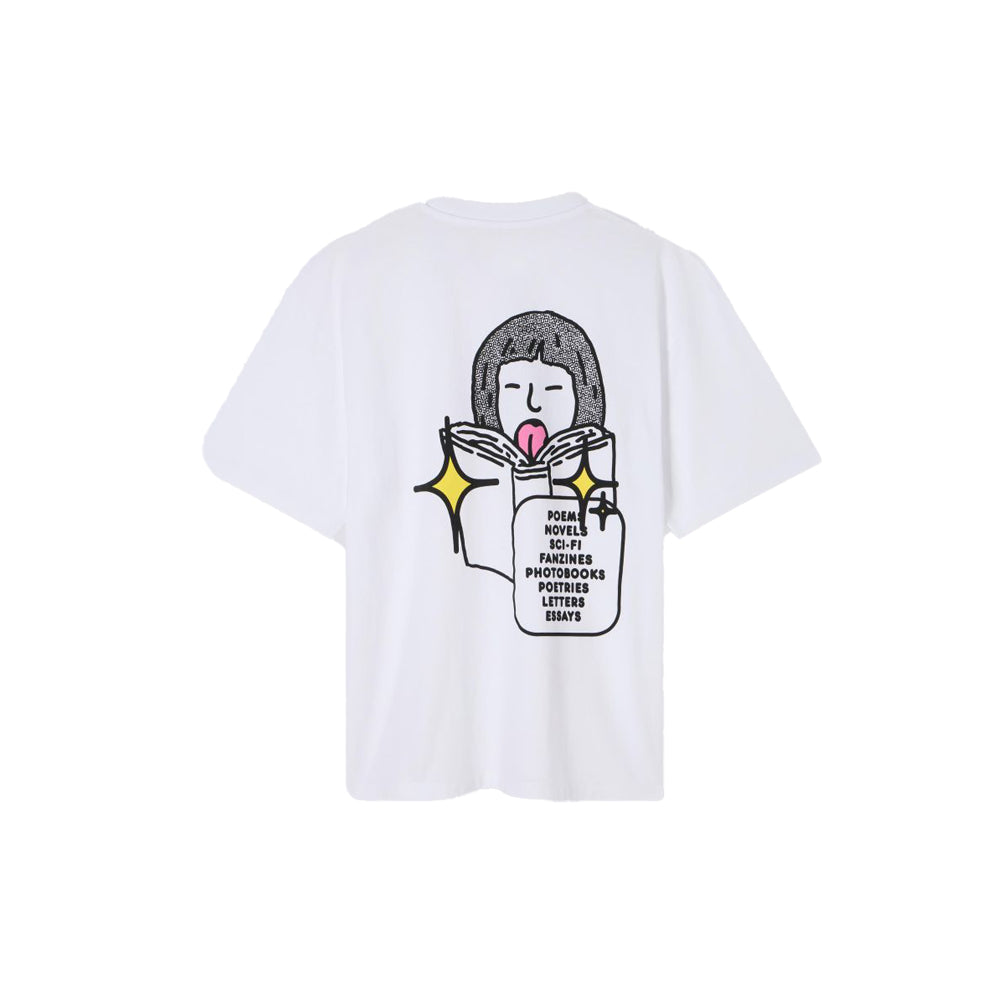 Love In The Books TS (White Garment Washed)