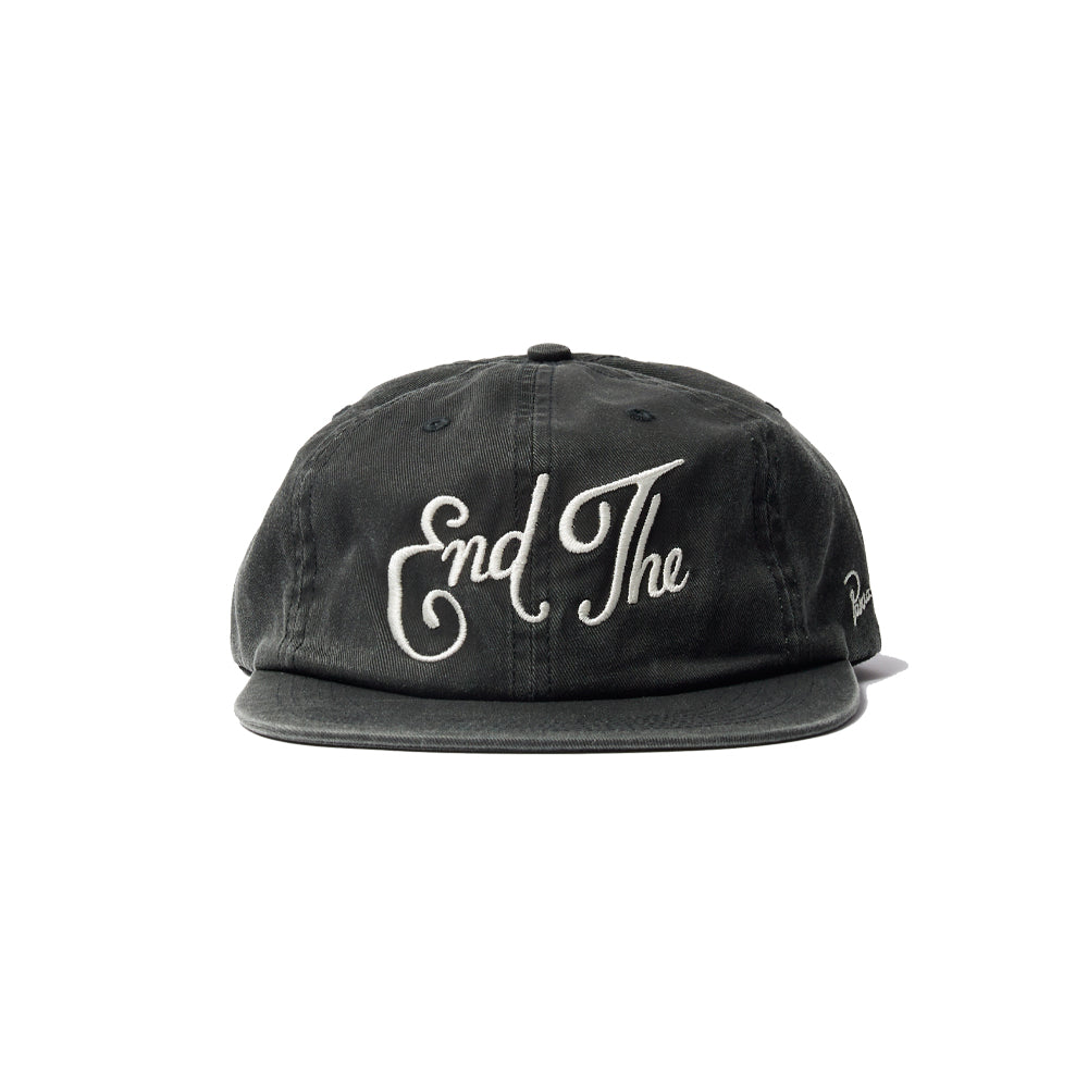 End The 6 Panel Hat - Black