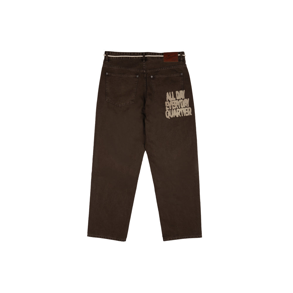 Everyday Quartier Pants - Washed Brown
