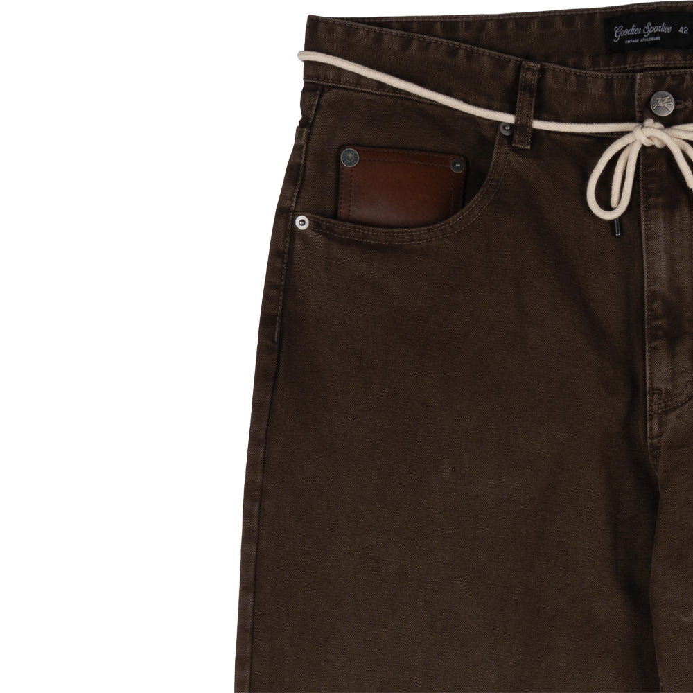 Everyday Quartier Pants - Washed Brown