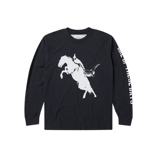 Fallin’ Rain Long Sleeve T-Shirt (Washed Black)