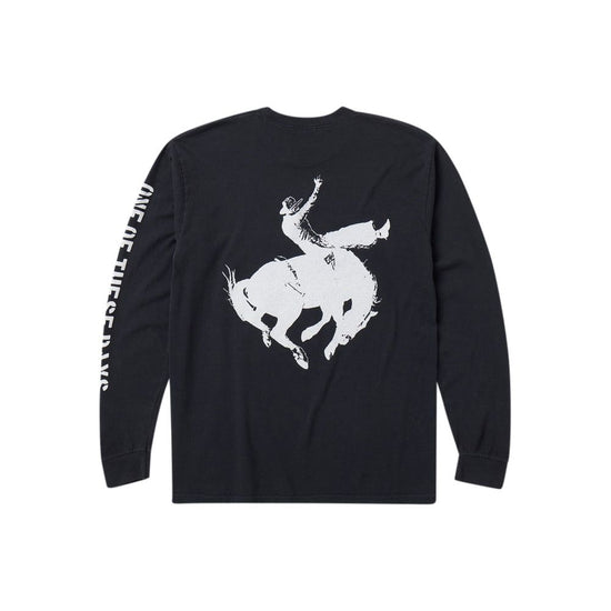 Fallin’ Rain Long Sleeve T-Shirt (Washed Black)