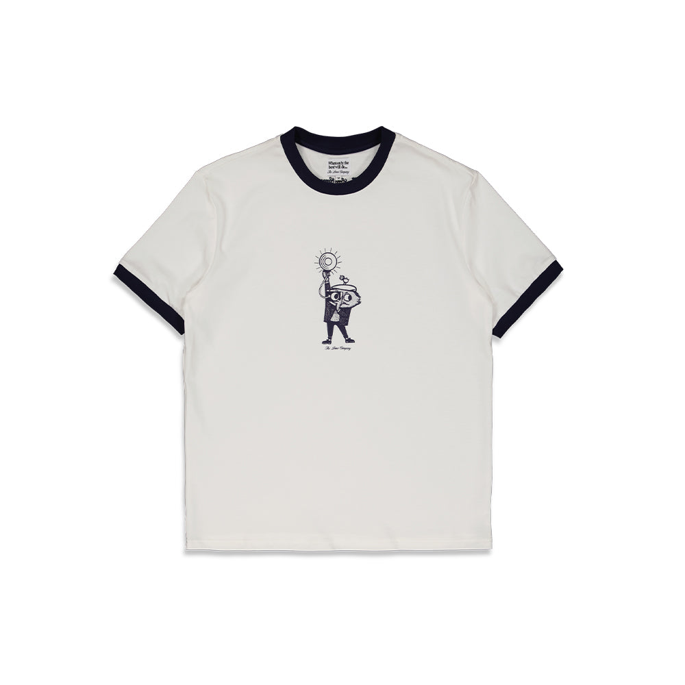 Flash Ringer T-Shirt - White