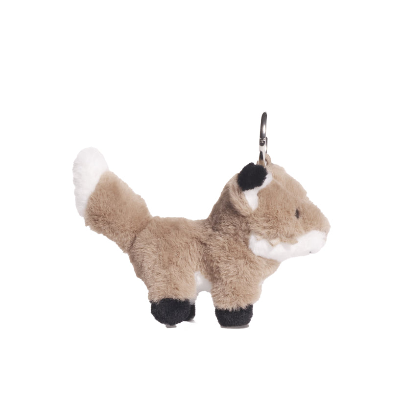 Fox Bag Charm - Frosted Brown