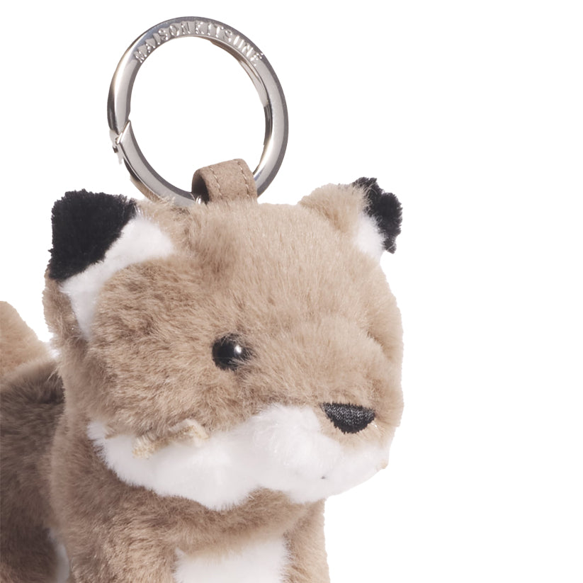 Fox Bag Charm - Frosted Brown