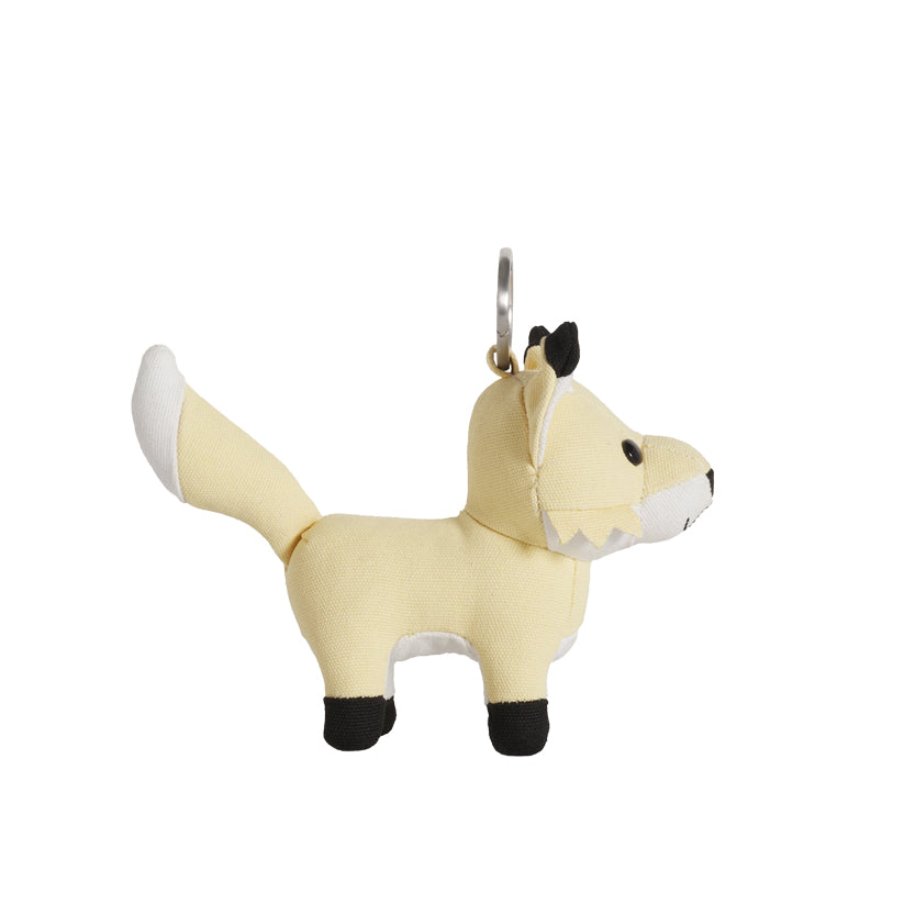 Fox Bag Charm - Straw