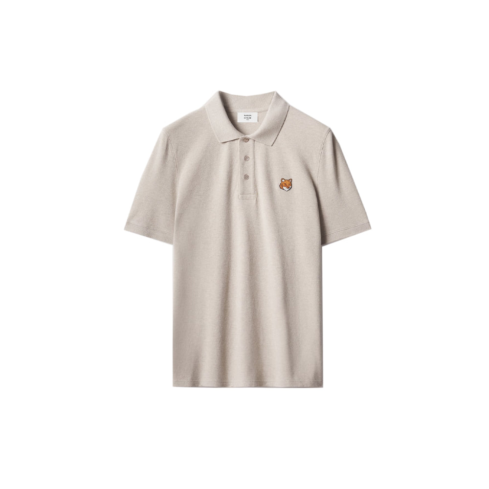Fox Head Regular Polo - Clear Beige Melange