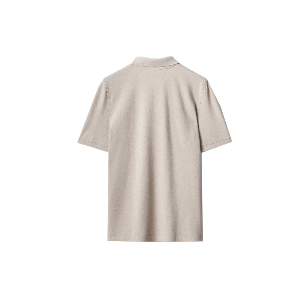 Fox Head Regular Polo - Clear Beige Melange