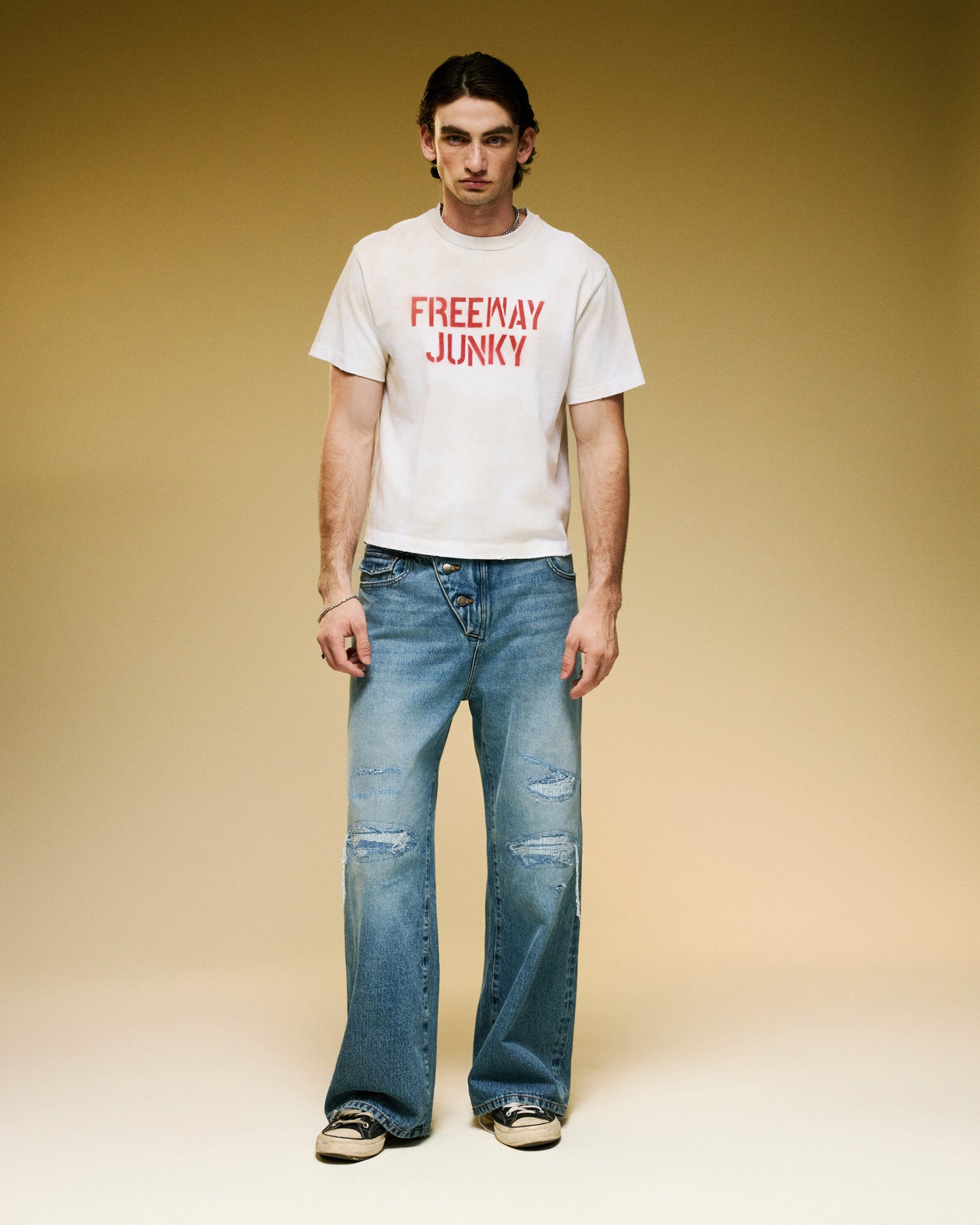 Freeway Junky Tee - Cream