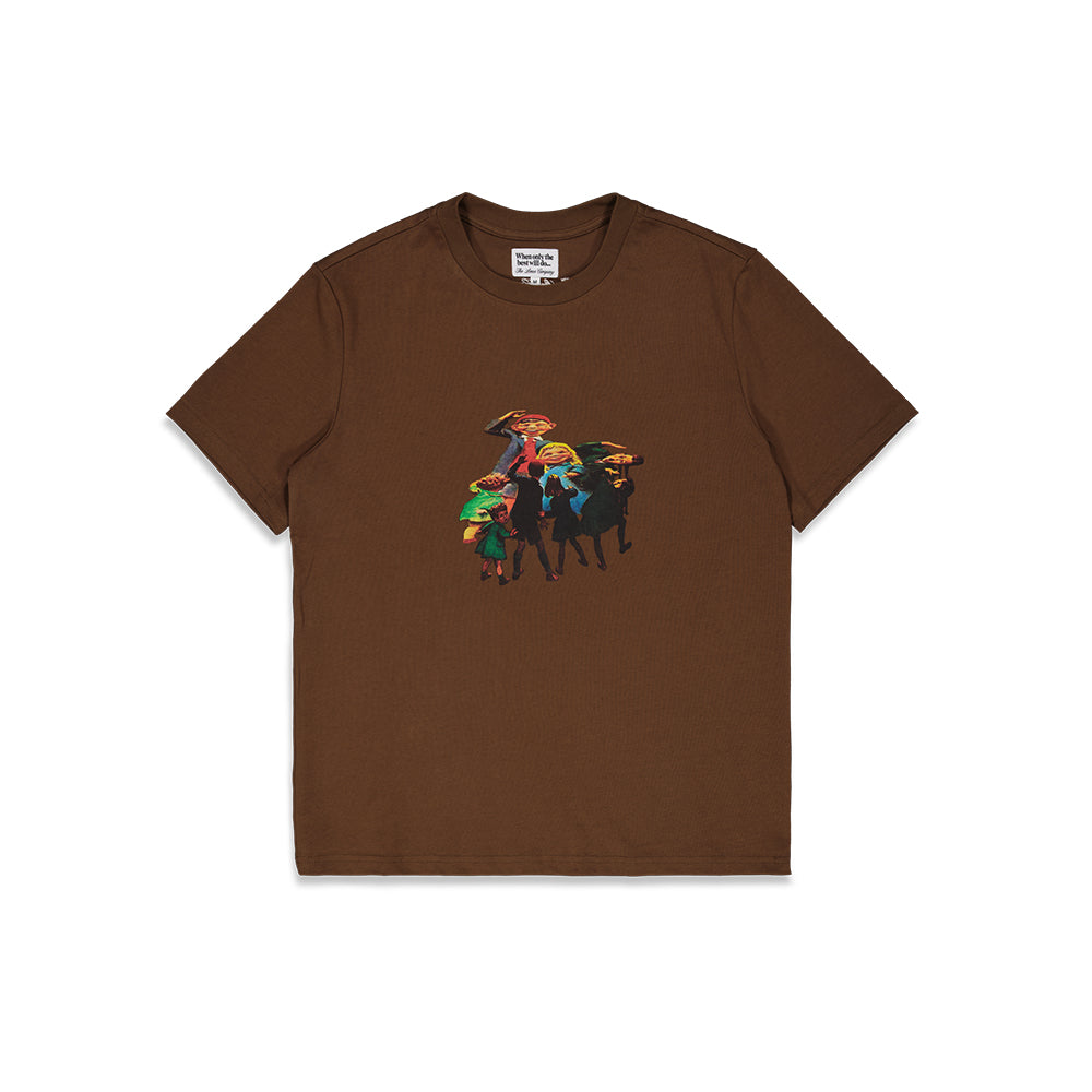 Funhouse Mirror T-Shirt - Brown