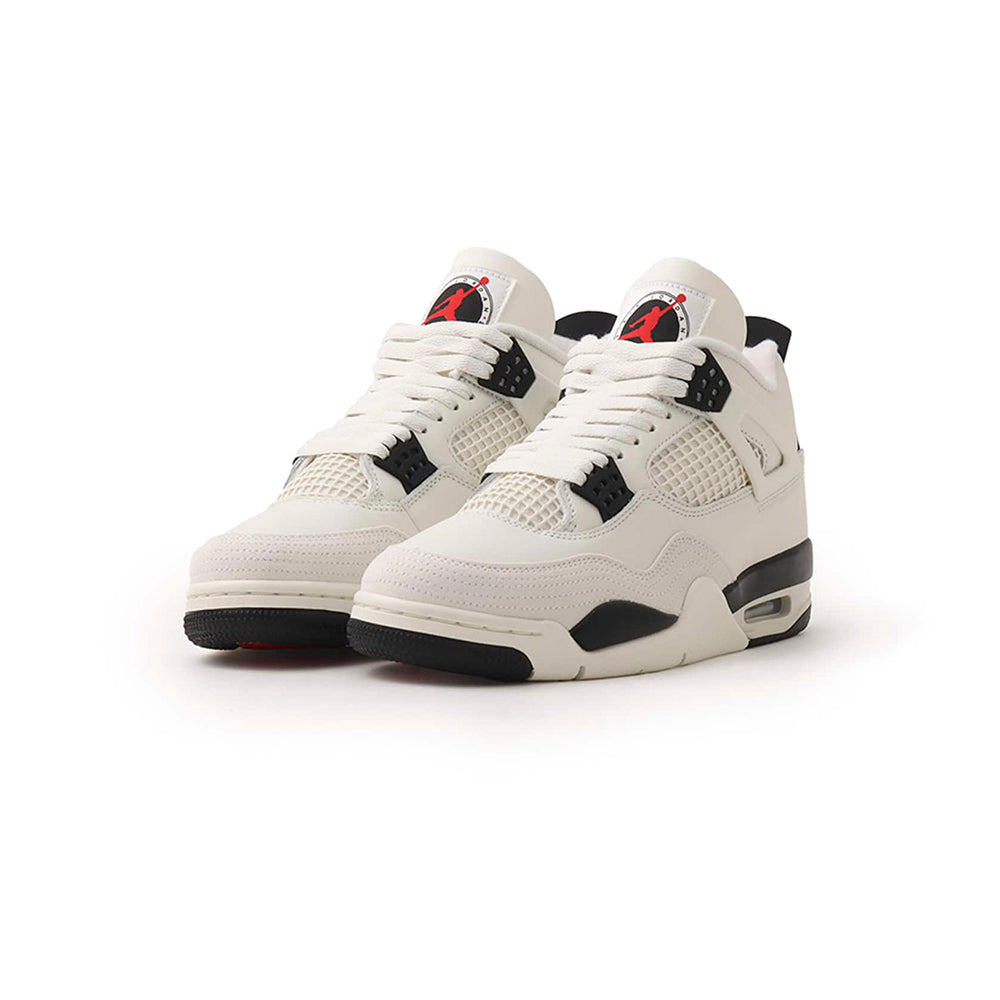 Flight Club x Air Jordan 4 Retro OG - Sail/Black University Red