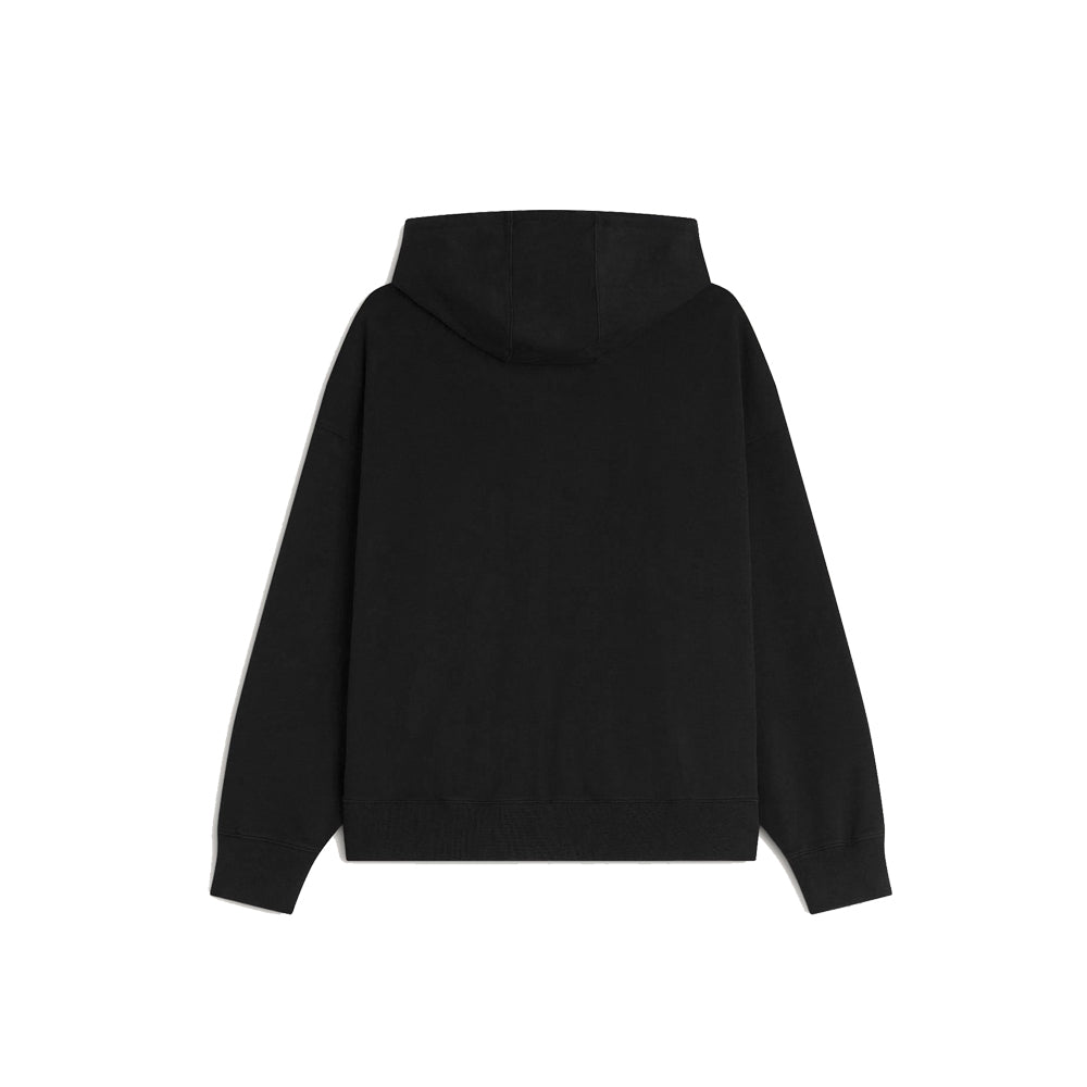 Fox Head Zipped Oversize Hoodie - Black