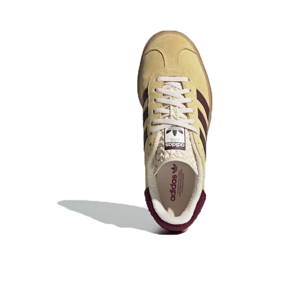 Adidas Gazelle Bold Women Almost Yellow Maroon Wonder White Concepts Dubai