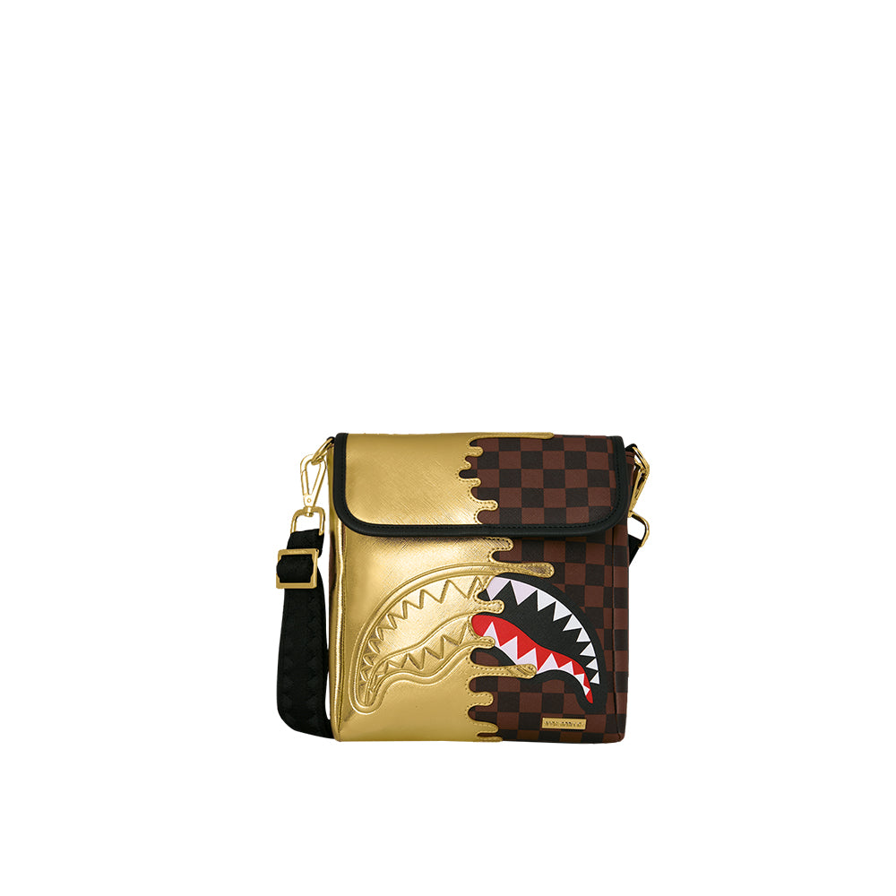 Gold Drip Messenger Sling - Multi