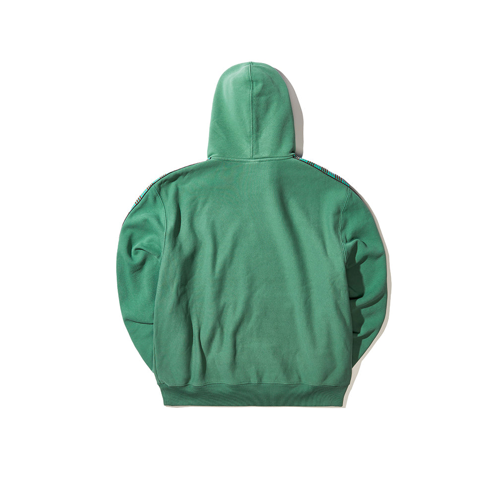 Angelo Baque x Champion Cardigan Hooded Sweatshirt (Washed Met Green)