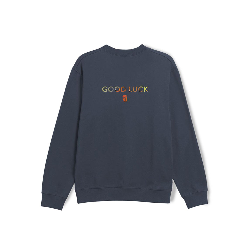 Good Luck Crewneck (Mineral Grey)