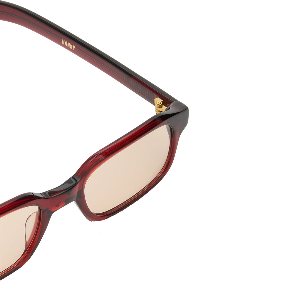 HANKY Crystal Burgundy/Peach Lens