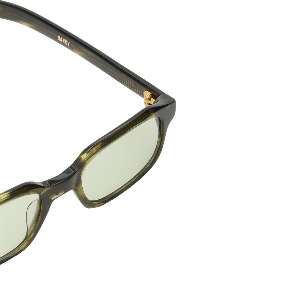 HANKY Olive Horn/Chill Out Green Lens