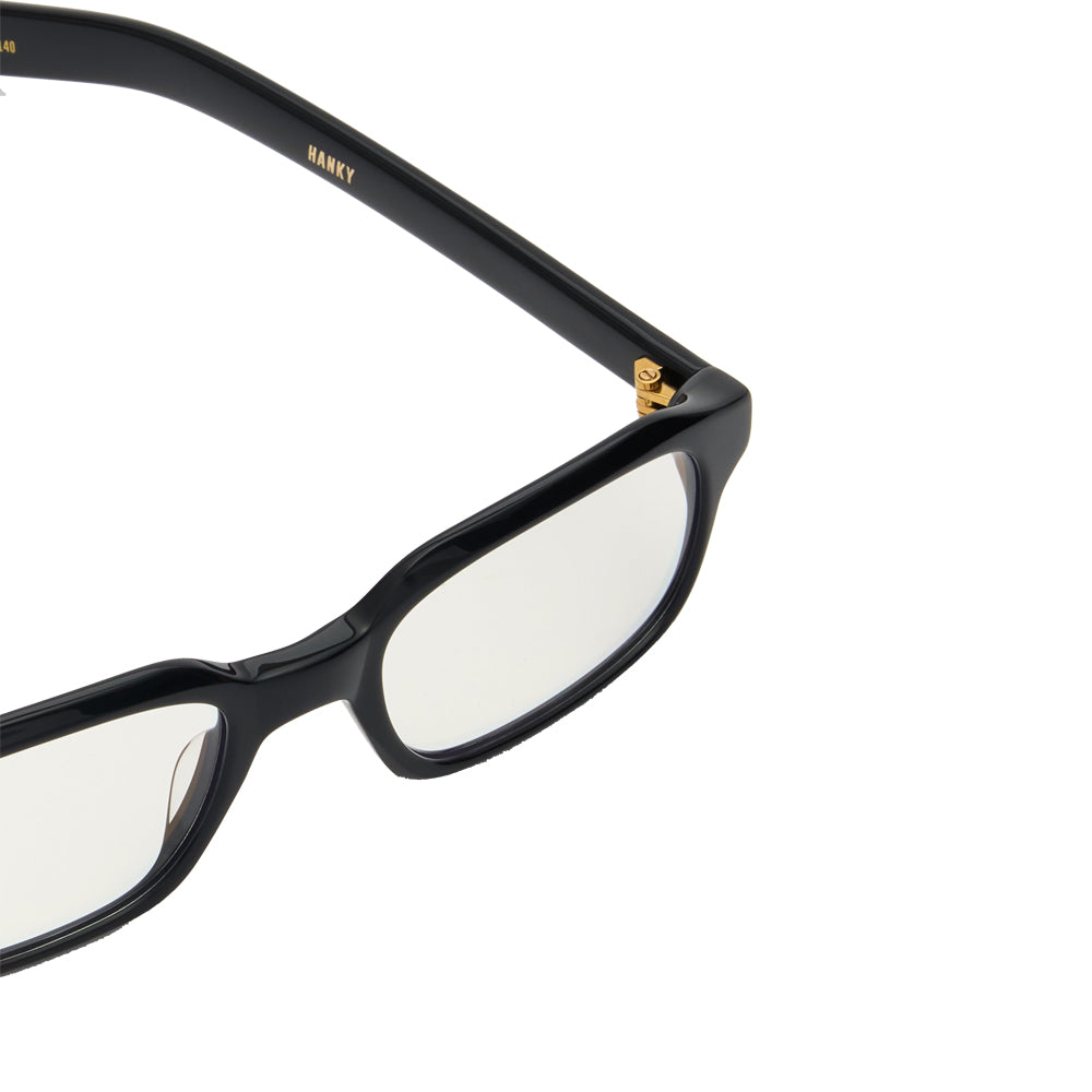 HANKY Solid Black/Clear Lens Blue Light Lens