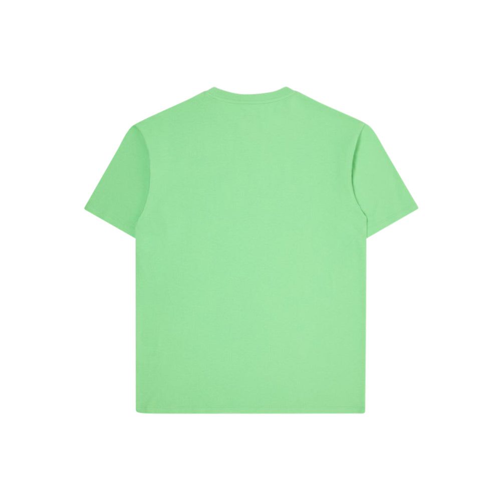 غروب الشمس على جبل فوجي تي شيرت (أخضر صيفي مغسول)