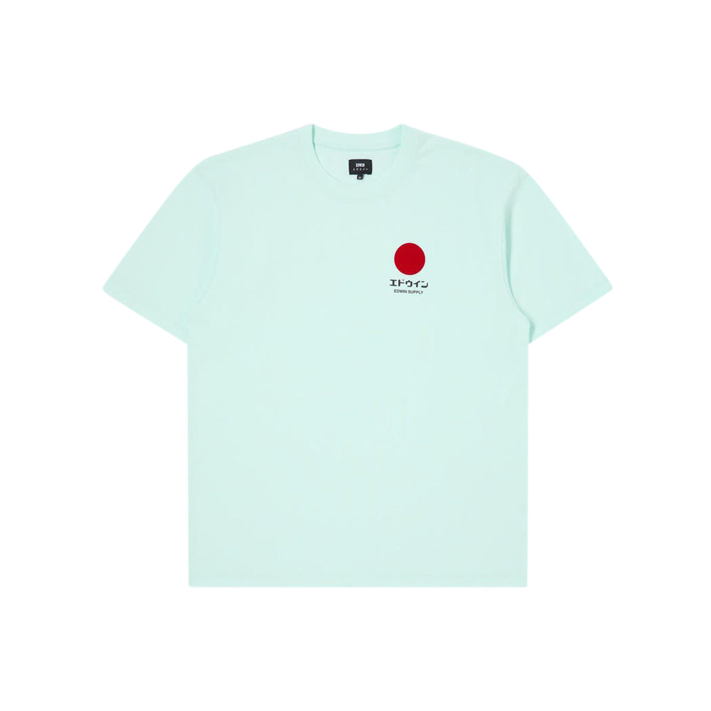 Japanese Sun Supply Tee (bleached aqua)