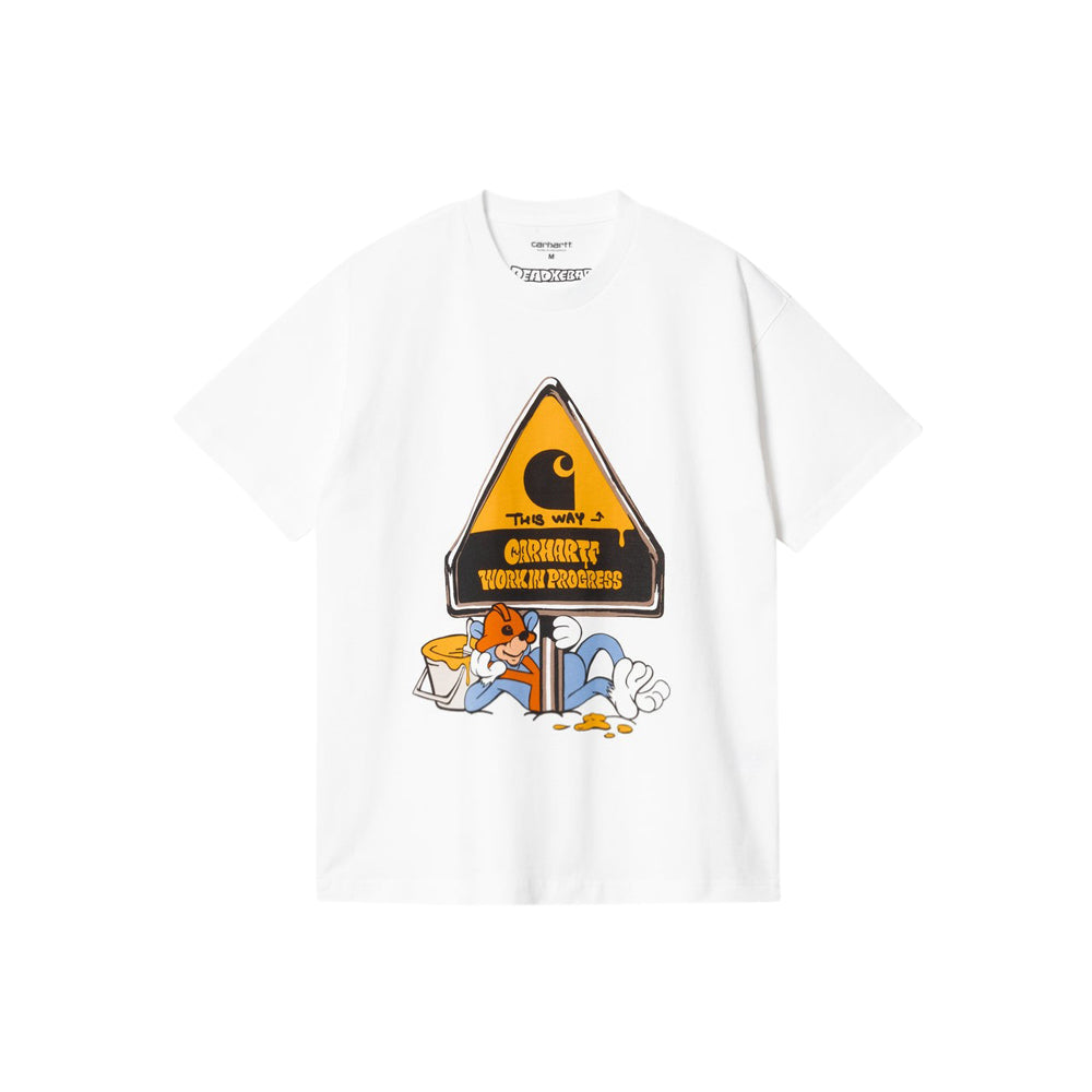 S/S Deadkebab Workin On It Tee (white)