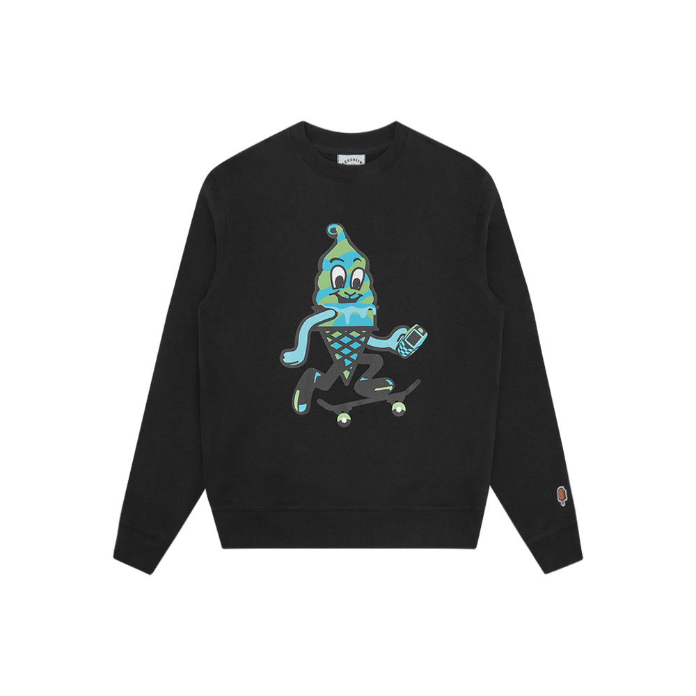 Team EU Skate Cone Crewneck (Black)