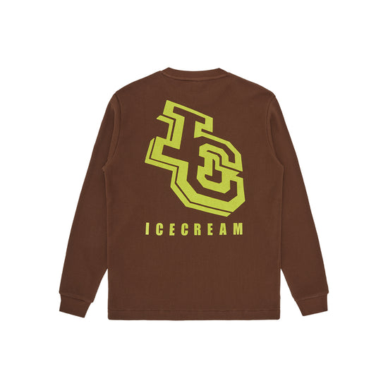 Waffle L/S T-Shirt (Brown)