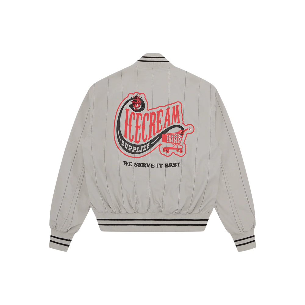 Convenience Store Lightweight Bomber Jacket - Grey
