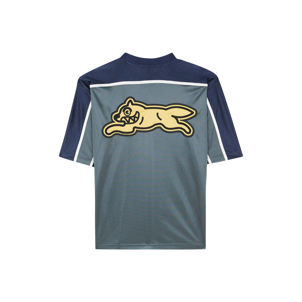 Stack Em Up Football Shirt - Grey/Navy