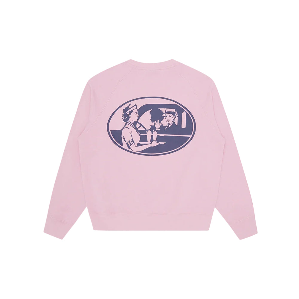 Sticker Crewneck - Pink