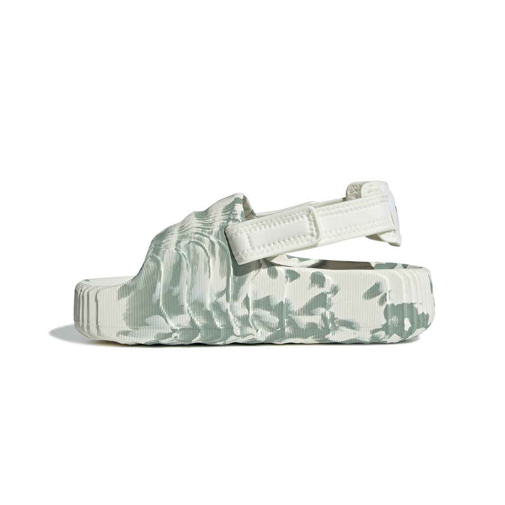 Adilette 22 XLG Women (Off White/Silver Green/Off White)