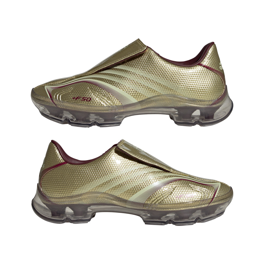 F50 Adiframe - Gold metallic/Icy Gold Metallic/maroon