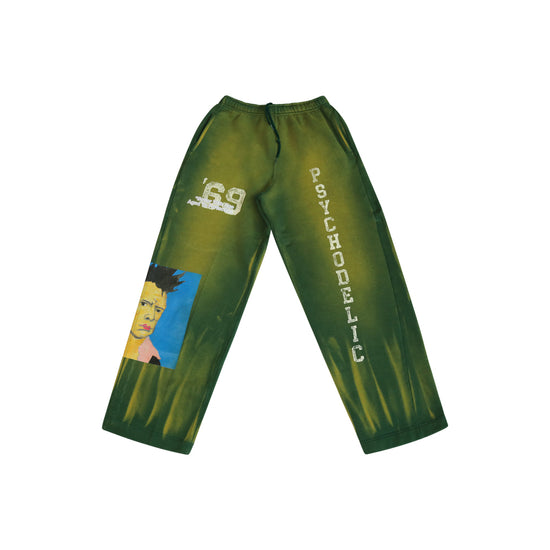 Psychodelic Sweatpants M (green)