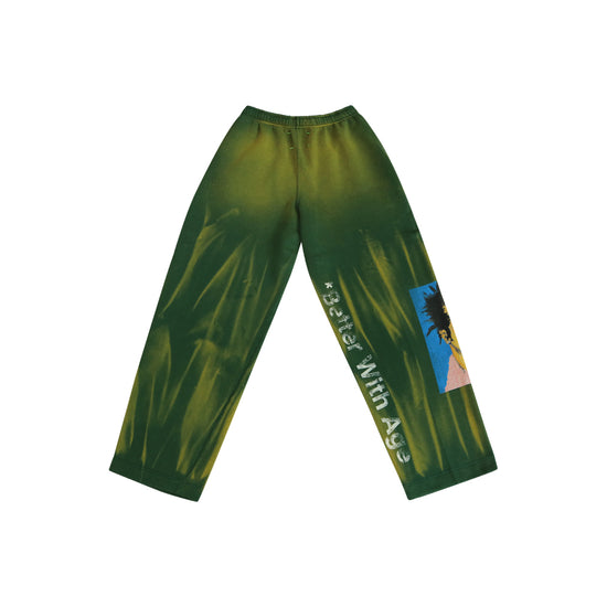 Psychodelic Sweatpants M (green)