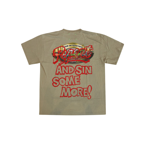 Psychodelic Tee XL (brown)