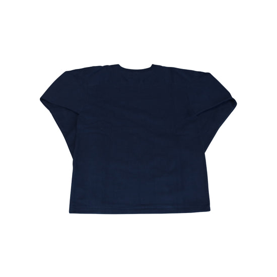 Long Sleeve Crewneck T-Shirt (Navy)