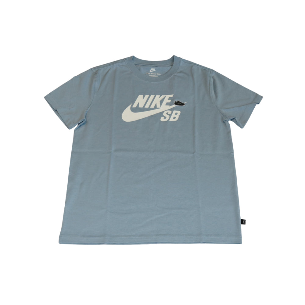 Kids Nike SB Tee Logo (Light Armory Blue)