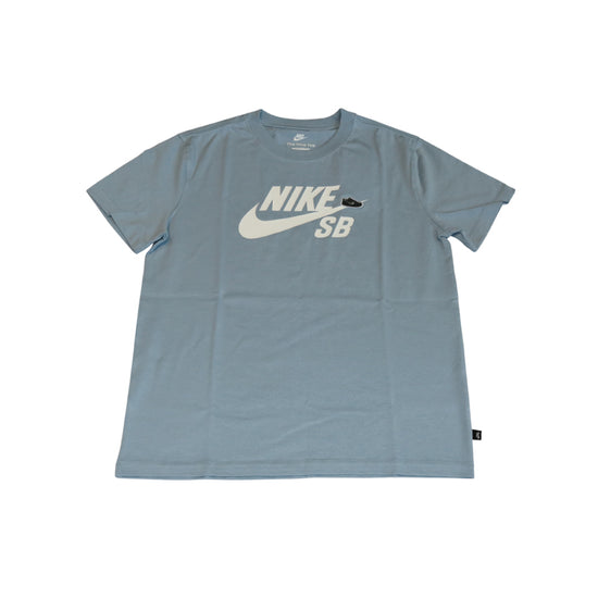 Kids Nike SB Tee Logo (Light Armory Blue)