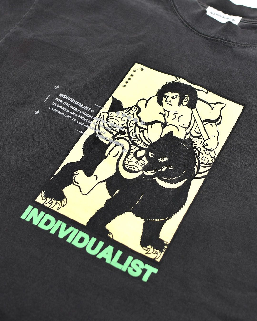 Kintaro Box SS Tee (Charcoal)